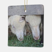 Lammverzierung Keramikornament (Links)