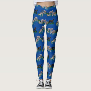 Lammwiesen-Leggings (Blau) Leggings