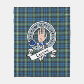 Lamont Ancient Clan Abzeichen Tartan Kariert Fleecedecke (Vorderseite)