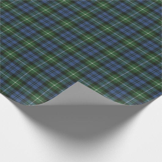 Lamont Ancient Original Scottish Tartan Geschenkpapier (Ecke)