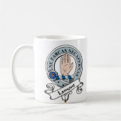 Lamont Clan-Abzeichen Kaffeetasse (Links)