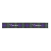 Lamont Clan karierter schottischer Tartan Ripsband (Vorderseite)