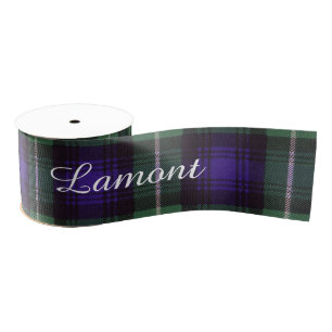 Lamont Clan karierter schottischer Tartan Ripsband