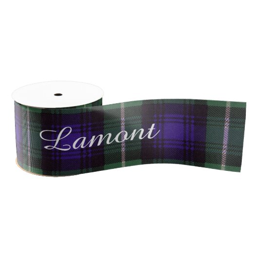 Lamont Clan karierter schottischer Tartan Ripsband (Spule)