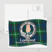 Lamont Clan Postkarte (Vorne/Hinten)