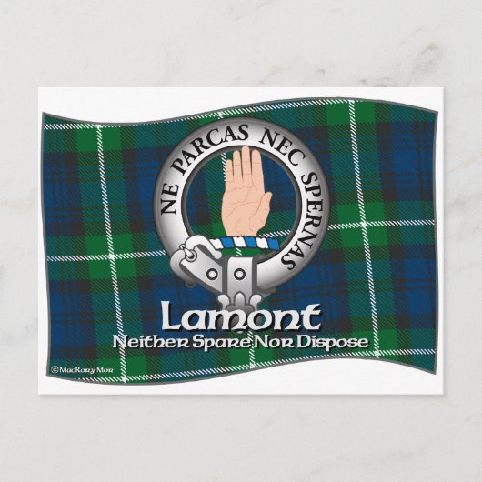 Lamont Clan Postkarte (Vorderseite)