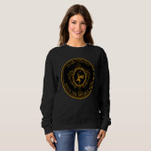Lamont Clan schottischer Schwertkämpfer Sweatshirt (Vorne ganz)
