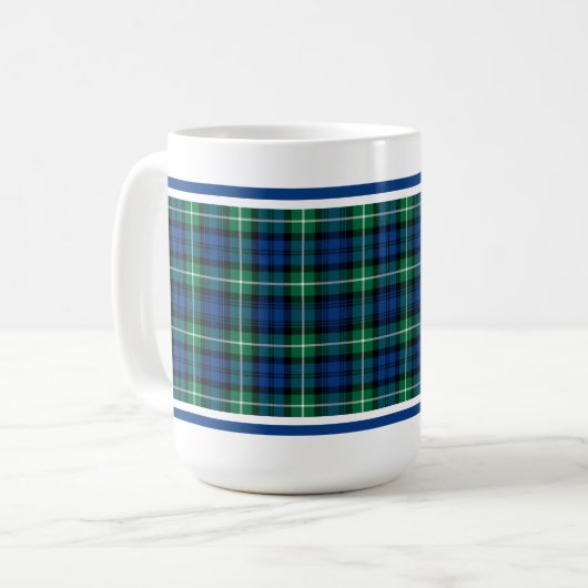 Lamont Clan Tartan Kaffeetasse (Vorderseite Links)