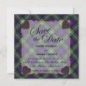 Lamont Scottish Clan tartan - Kariert Save The Date (Vorderseite)