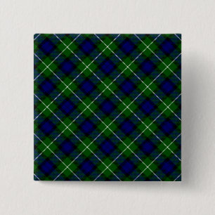 Lamont tartan blue kariert button