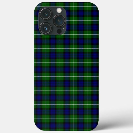 Lamont tartan blue kariert Case-Mate iPhone hülle (Rückseite)