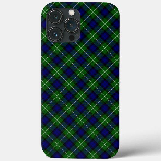Lamont tartan blue kariert Case-Mate iPhone hülle (Rückseite)