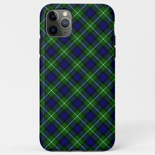 Lamont tartan blue kariert Case-Mate iPhone hülle (Rückseite)