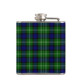 Lamont tartan blue kariert flachmann (Rückseite)