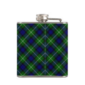 Lamont tartan blue kariert flachmann (Rückseite)