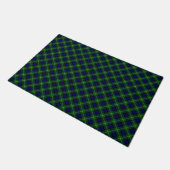 Lamont tartan blue kariert fußmatte (Schrägansicht)
