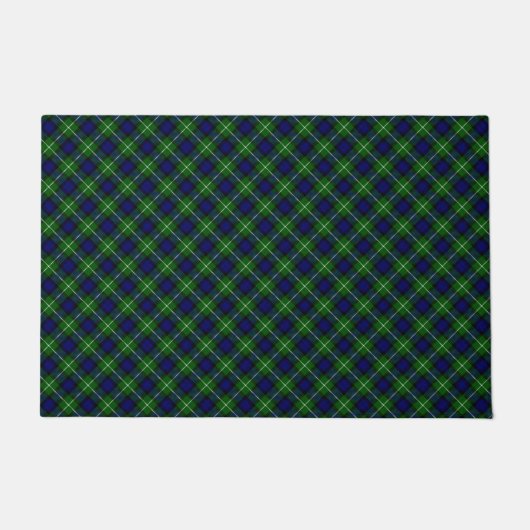 Lamont tartan blue kariert fußmatte (Vorderseite)
