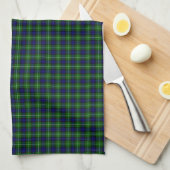 Lamont tartan blue kariert geschirrtuch (Viertel Falte)