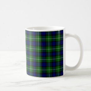 Lamont tartan blue kariert kaffeetasse