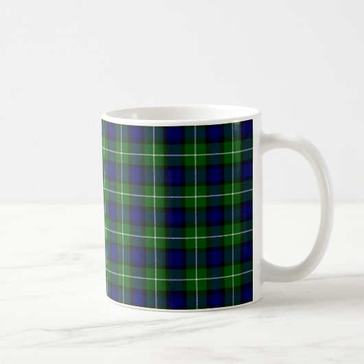 Lamont tartan blue kariert kaffeetasse (Rechts)