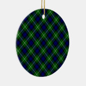 Lamont tartan blue kariert keramik ornament (Rechts)