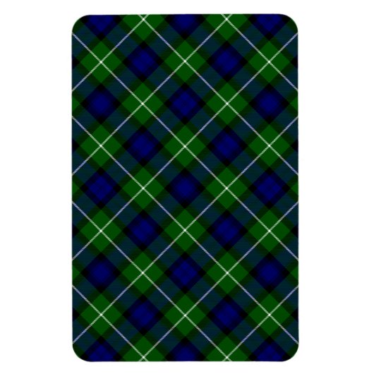 Lamont tartan blue kariert magnet (Vertikal)