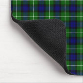 Lamont tartan blue kariert mousepad (Ecke)