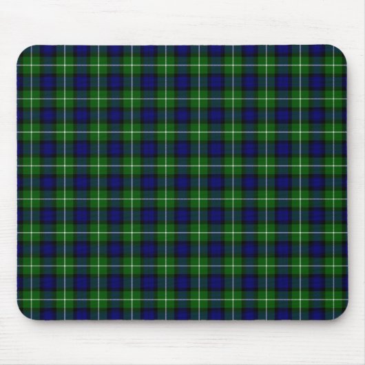 Lamont tartan blue kariert mousepad (Vorne)