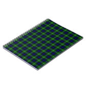 Lamont tartan blue kariert notizblock (Linke Seite)