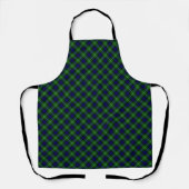 Lamont tartan blue kariert schürze (Vorderseite)