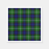 Lamont tartan blue kariert serviette (Vorderseite)