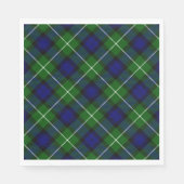 Lamont tartan blue kariert serviette (Vorderseite)