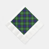 Lamont tartan blue kariert serviette (Ecke)