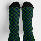 Lamont tartan blue kariert socken (Oben)