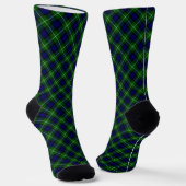 Lamont tartan blue kariert socken (Gewinkelt)