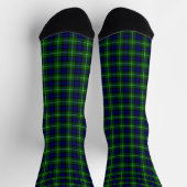 Lamont tartan blue kariert socken (Oben)