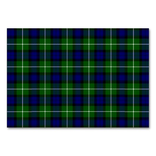 Lamont tartan blue kariert tischnummer (Vorderseite)