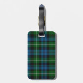 Lamont Tartan Karierte Gepäckmarke Gepäckanhänger (Rückseite vertikal)