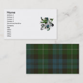 Lamont Tartan-Löwe Visitenkarte (Vorne/Hinten)