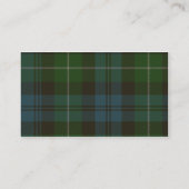 Lamont Tartan-Löwe Visitenkarte (Rückseite)