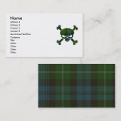 Lamont Tartan-Schädel keine Fahne Visitenkarte (Vorne/Hinten)
