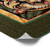 Lamoral, Graf von Egmont (Vintage Wappenrüstung) Poster (Ecke)