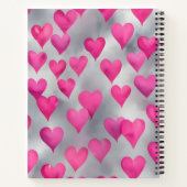 L'amour en rose et argent notizblock (Rückseite)