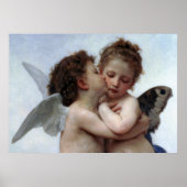 L'Amour et Psyché, Enfants - William Bouguereau Poster (Vorne)