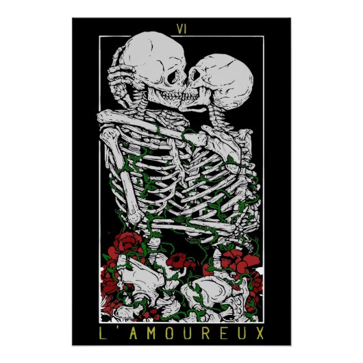 L'Amoureux - Tarot-Karte Poster (Vorderseite)