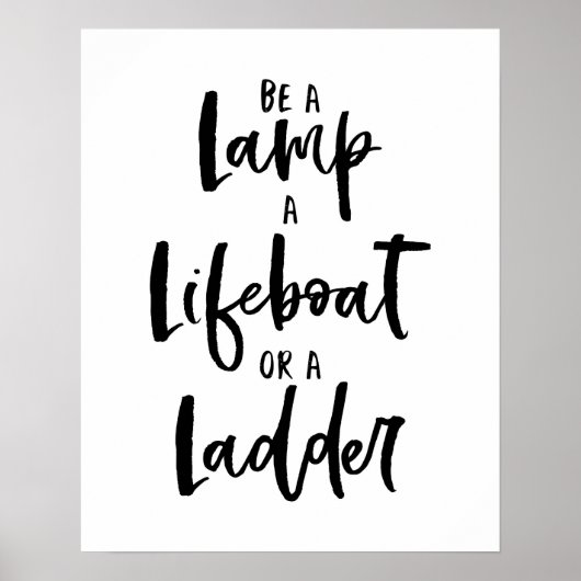 Lamp Lifeboat Ladenposter Poster (Vorne)