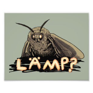 Lamp? Moth Meme Fotodruck
