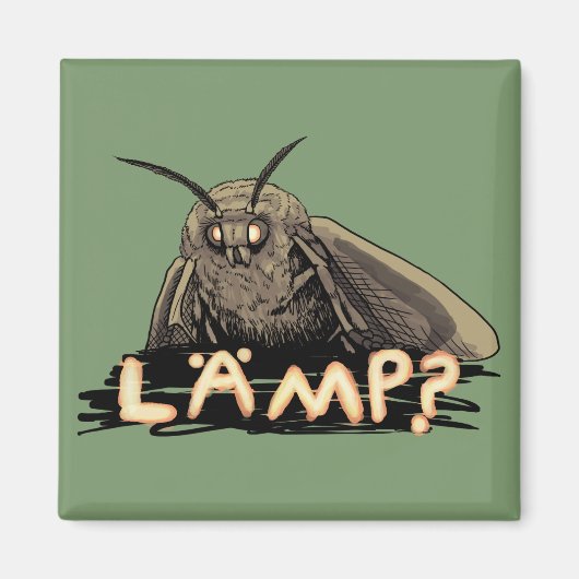 Lamp? Moth Meme Magnet (Vorne)