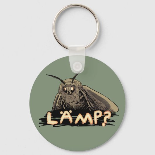 Lamp? Moth Meme Schlüsselanhänger (Vorderseite)