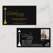 Lamp Post Real Anwesen Foto Visitenkarte (Vorne/Hinten)